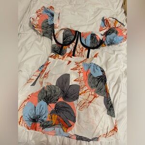 Floral Puff Sleeve Dress